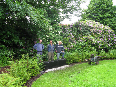 Bench in position